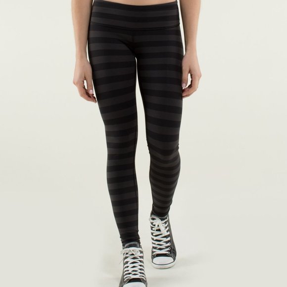 Striped Black and Soot Wunder Unders - Picture 1 of 4